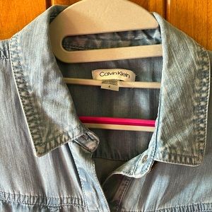 Calvin Klein mini denim dress